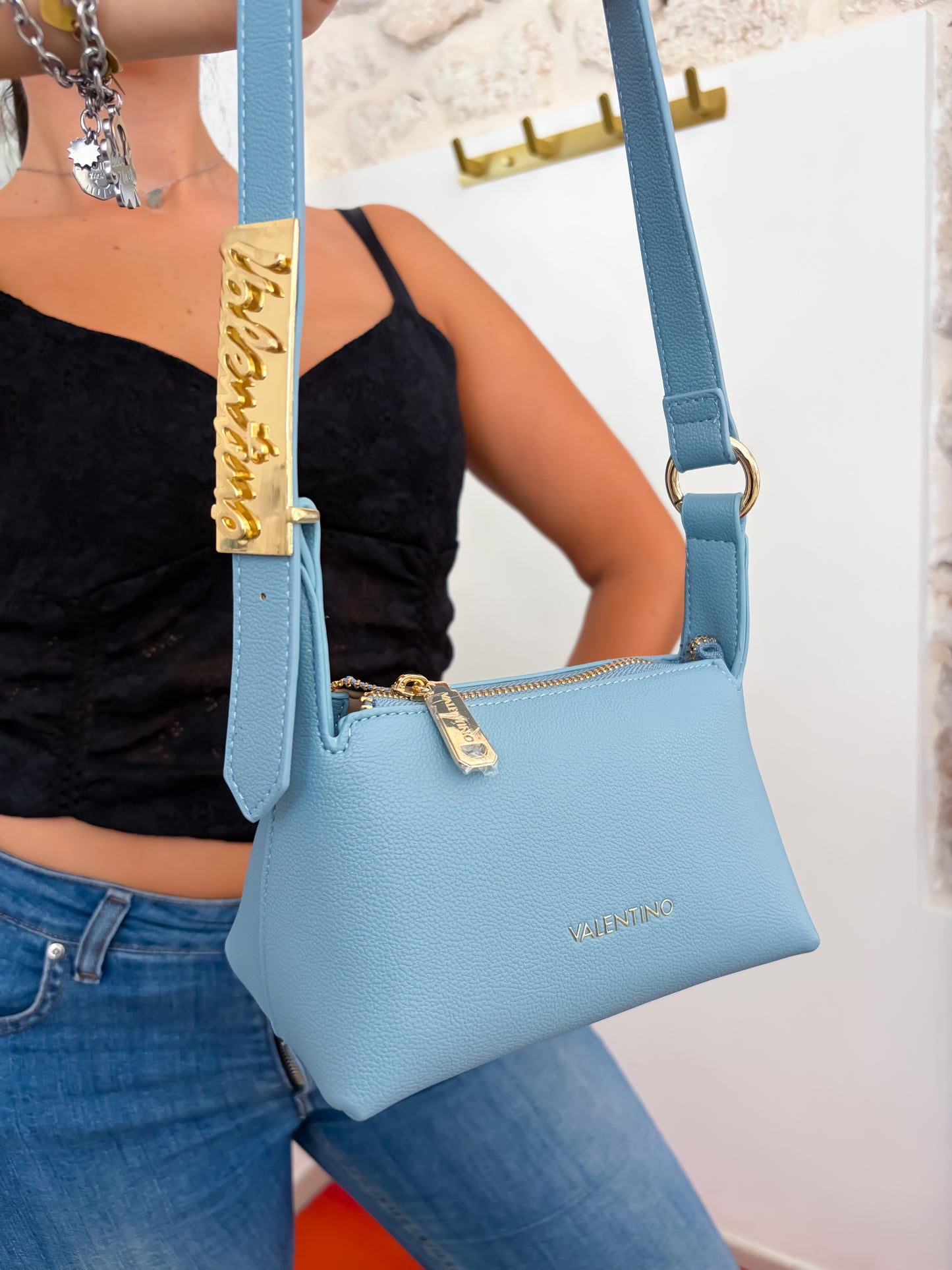 Borsetta logo VALENTINO