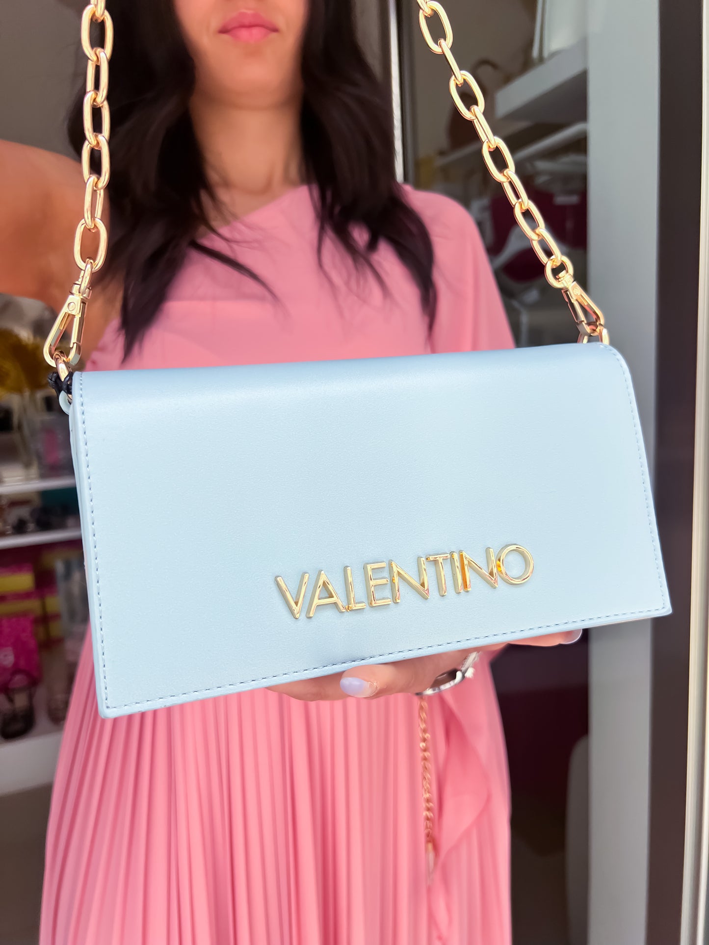 Borsetta logo Valentino