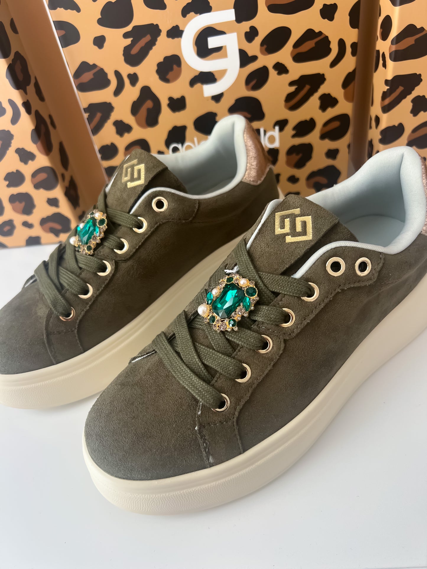 Sneakers camoscio