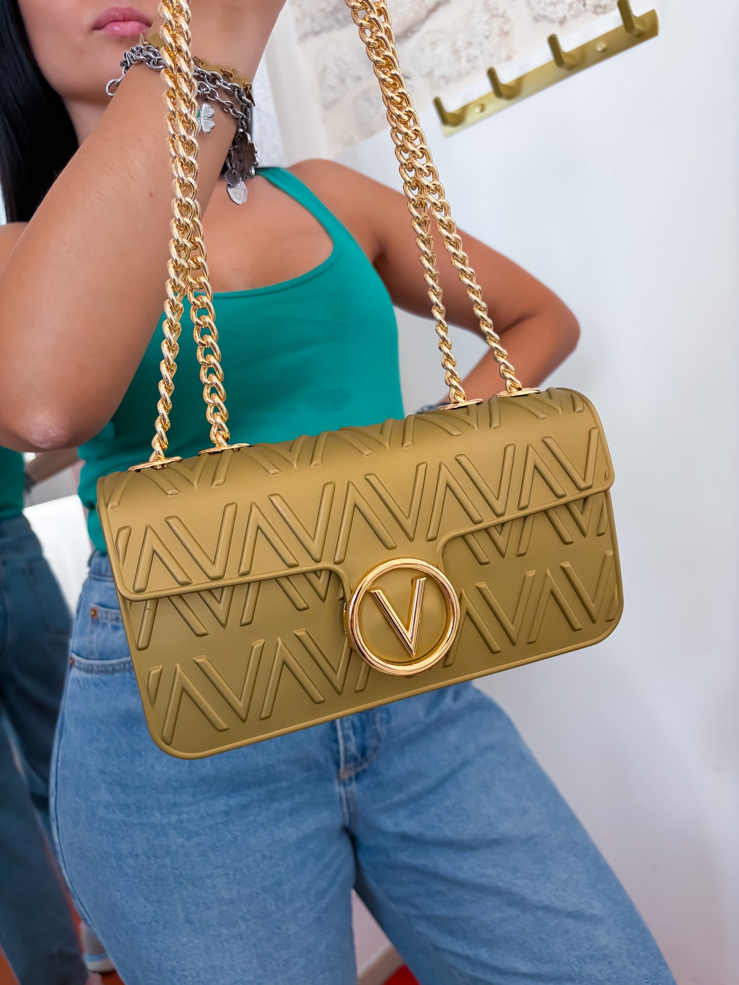 Borsetta logo VALENTINO