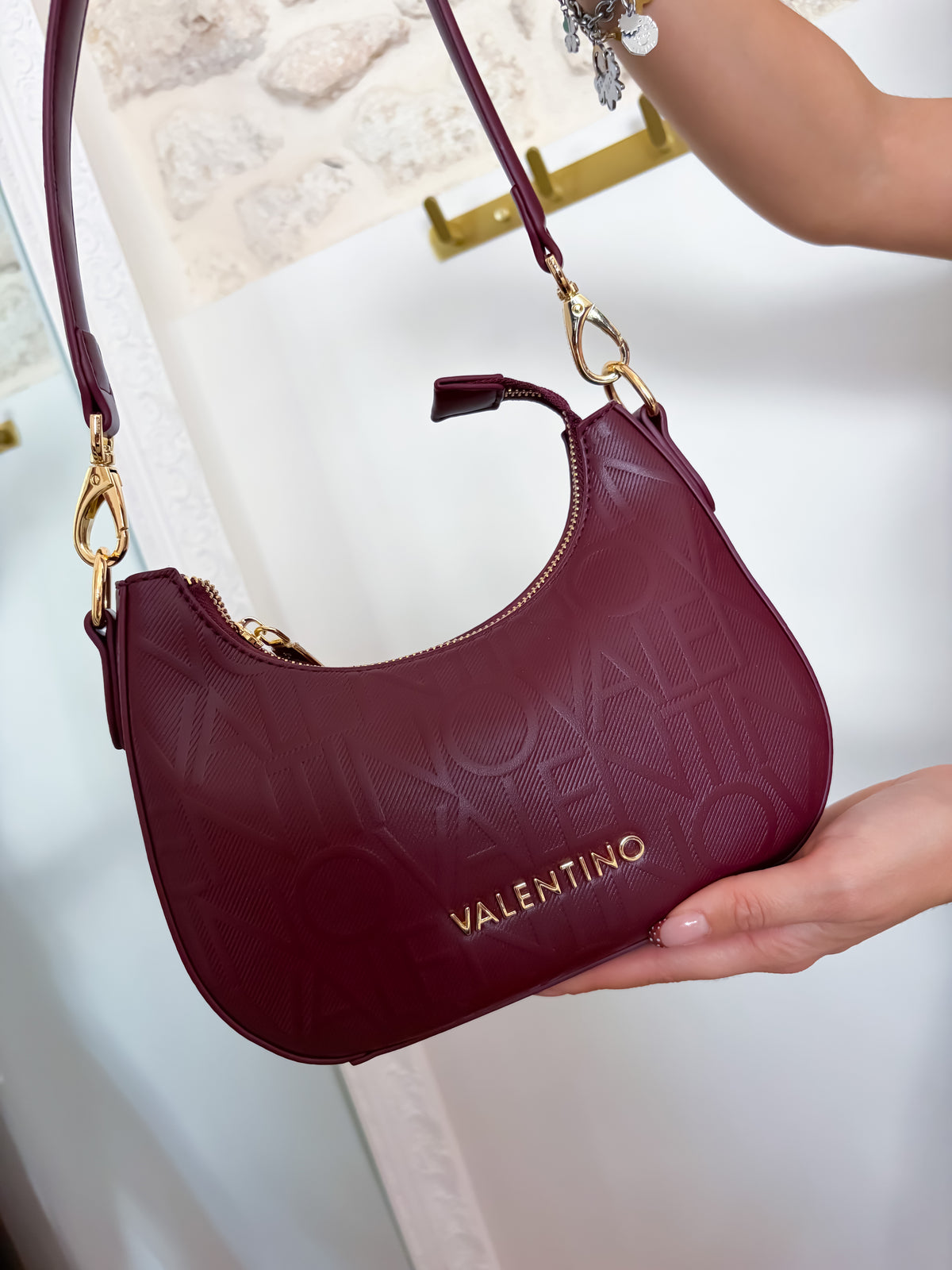 Borsetta logo VALENTINO