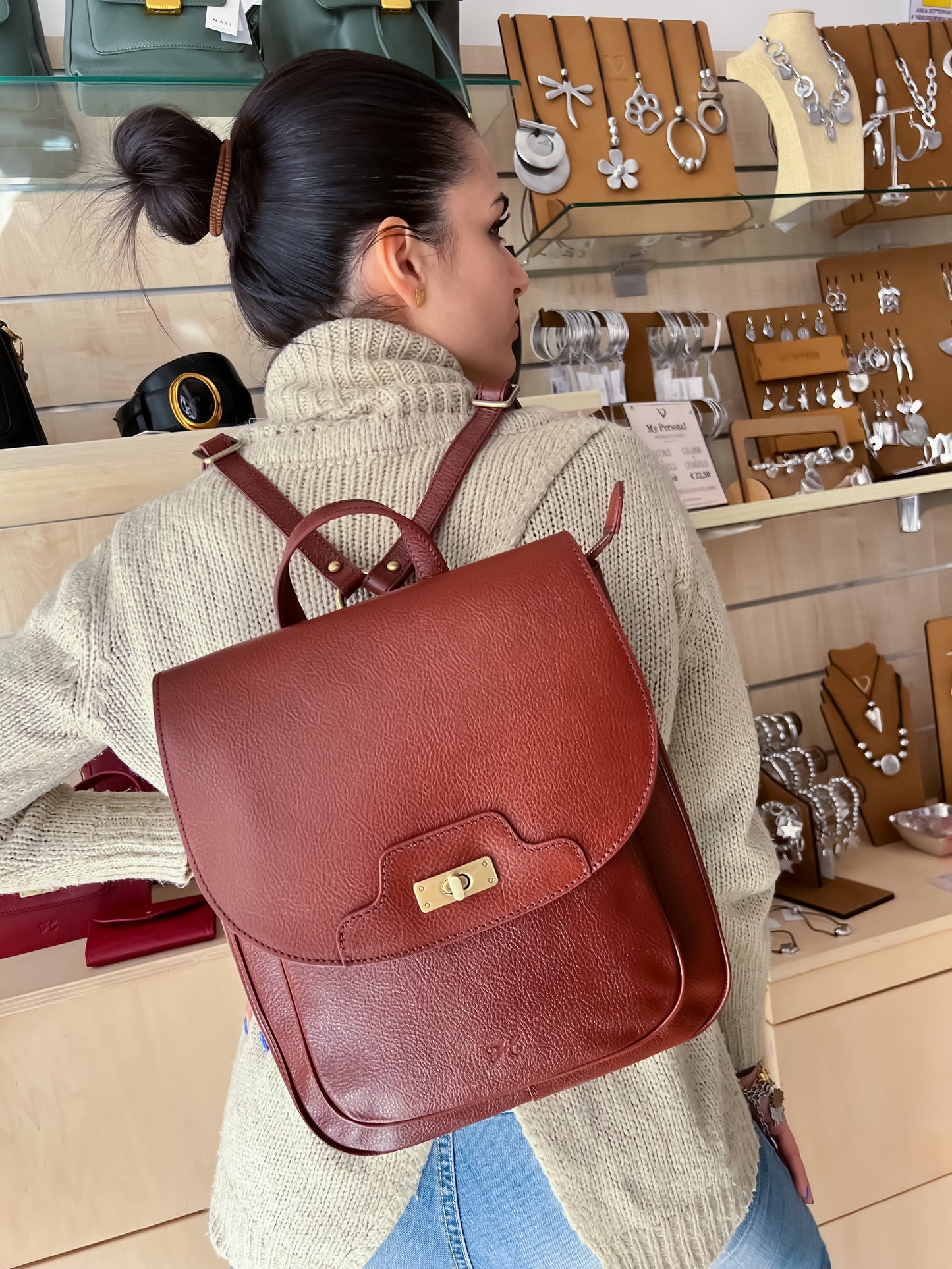 Zaino in Vera Pelle