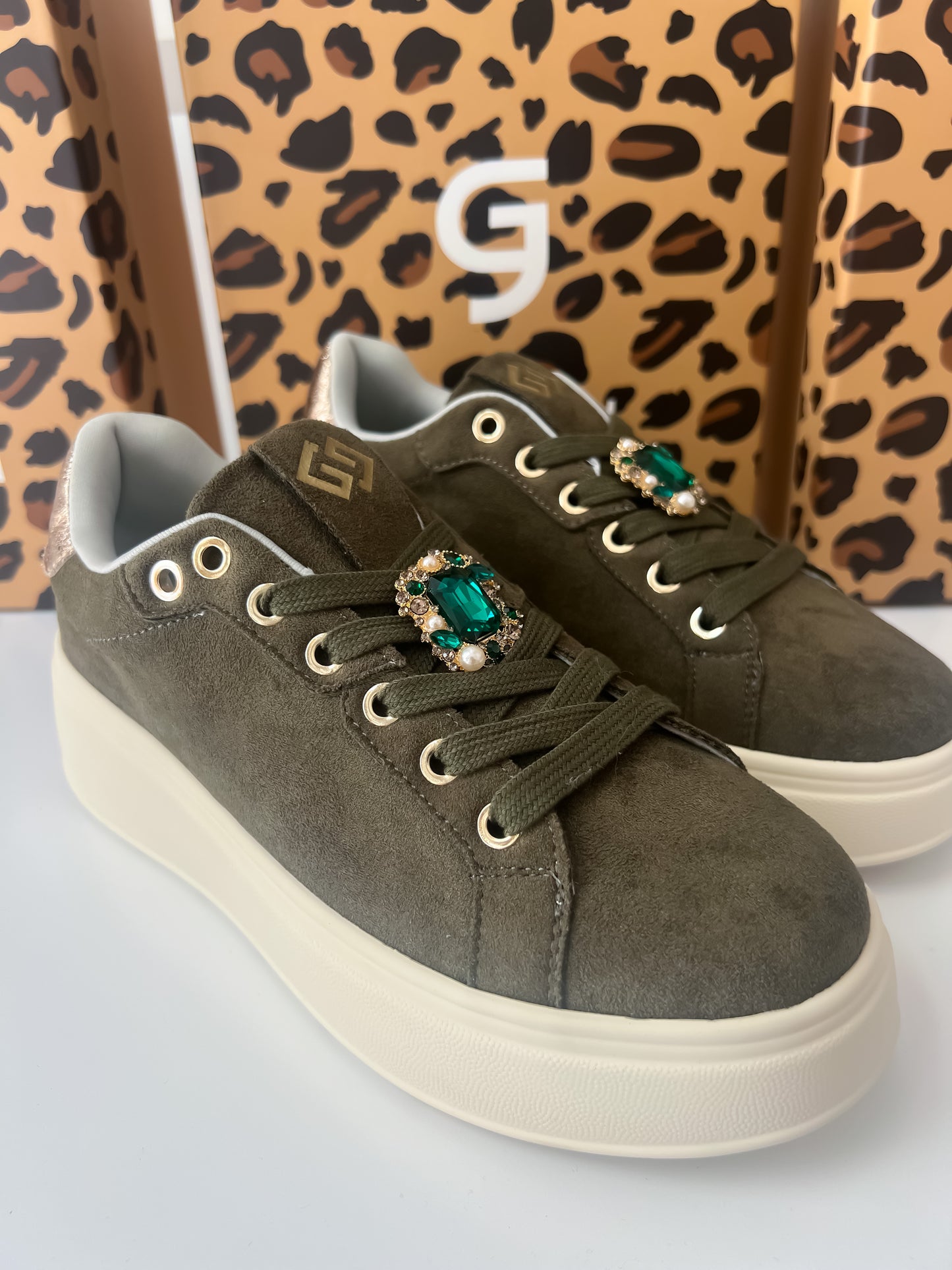 Sneakers camoscio