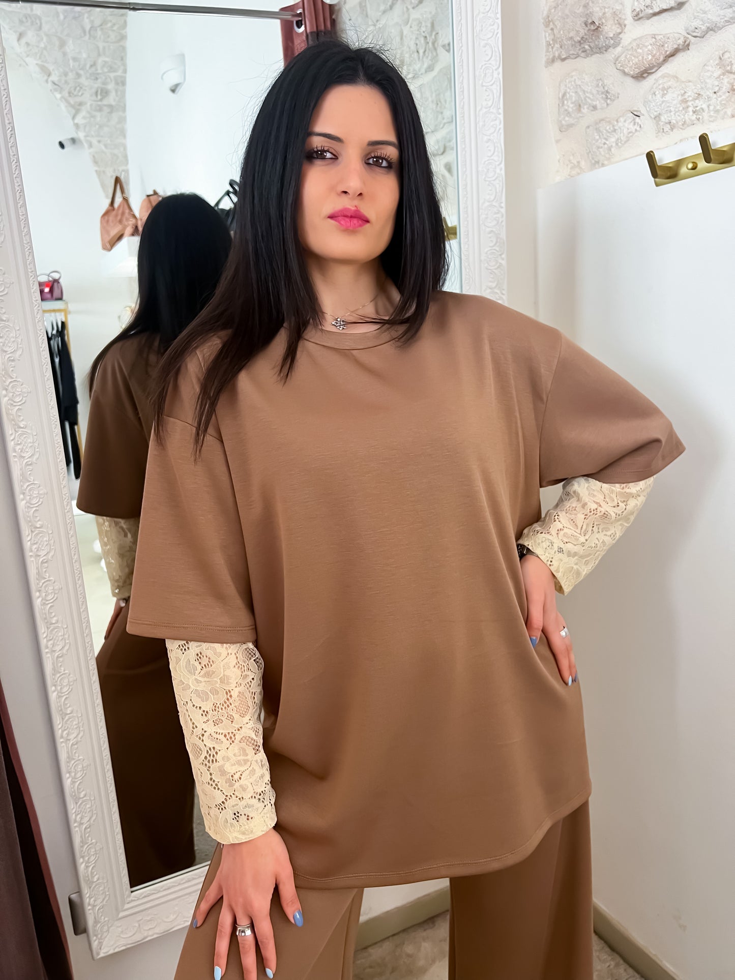 Maglia ricamo