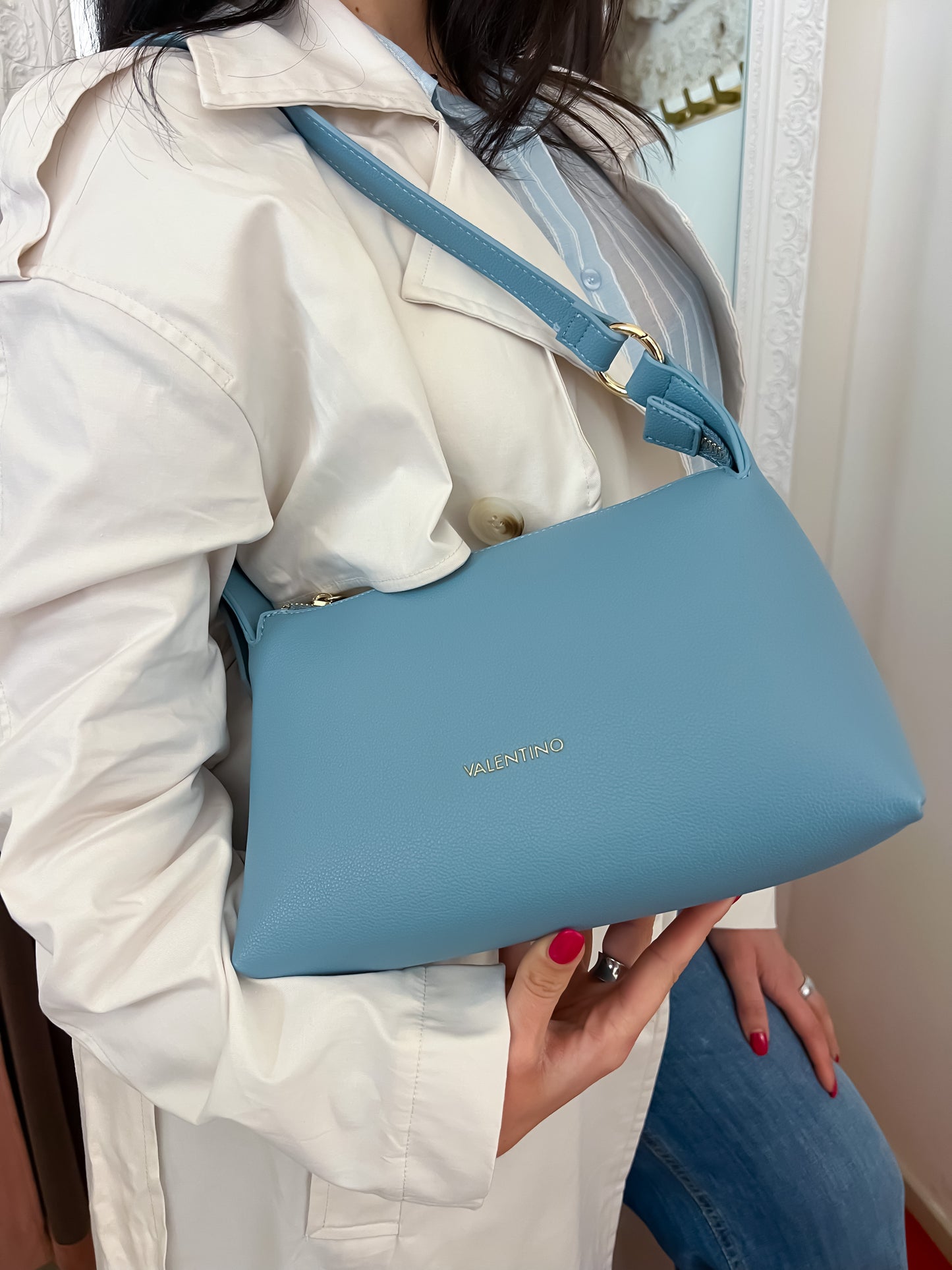 Borsetta logo VALENTINO