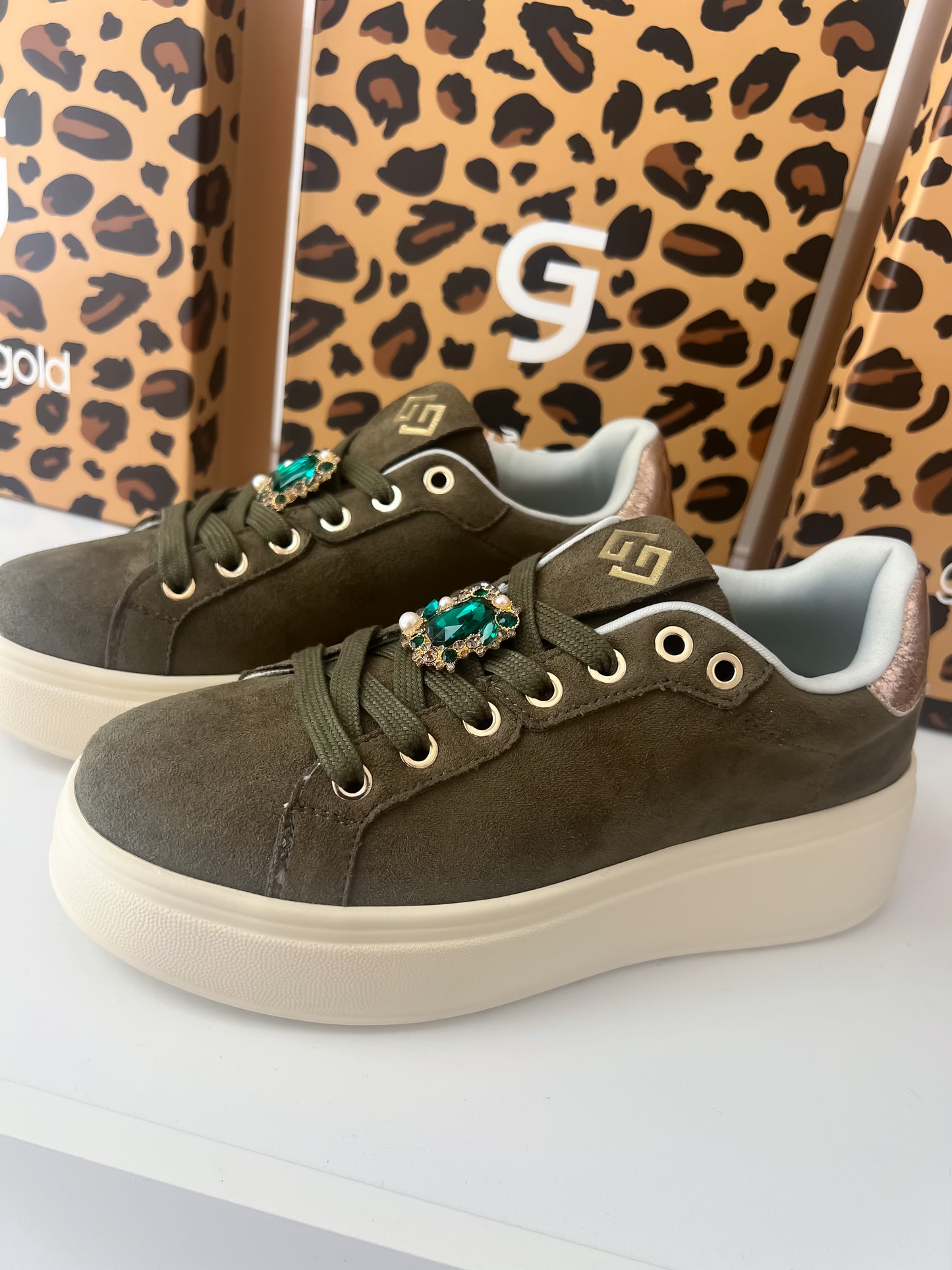 Sneakers camoscio