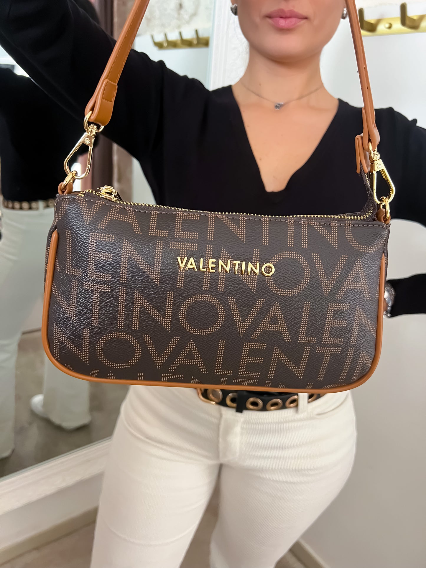 Borsetta logo VALENTINO