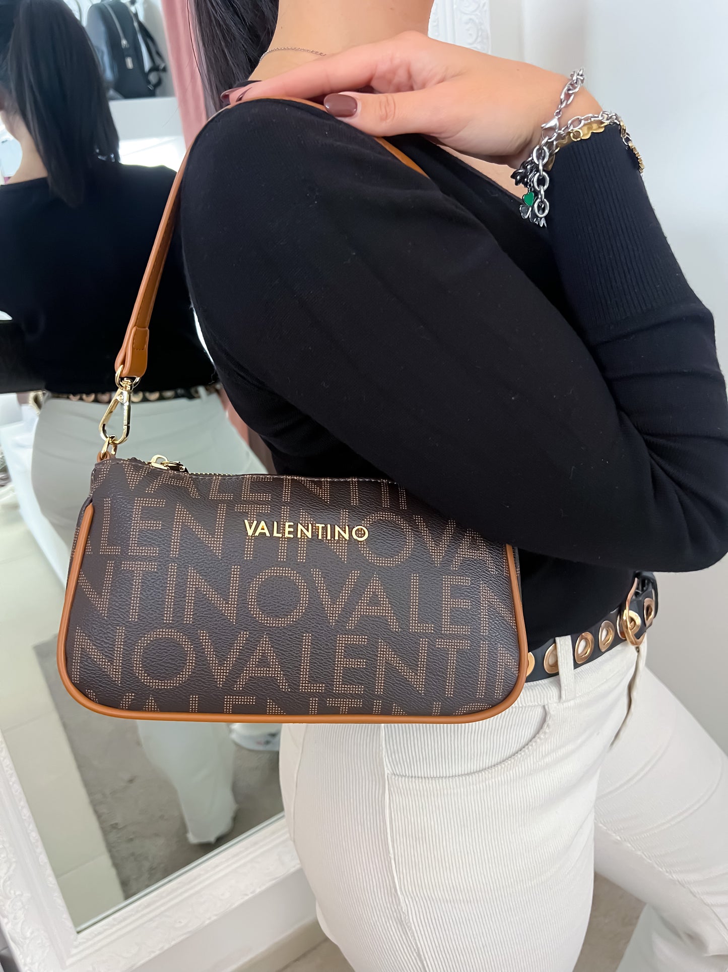 Borsetta logo VALENTINO