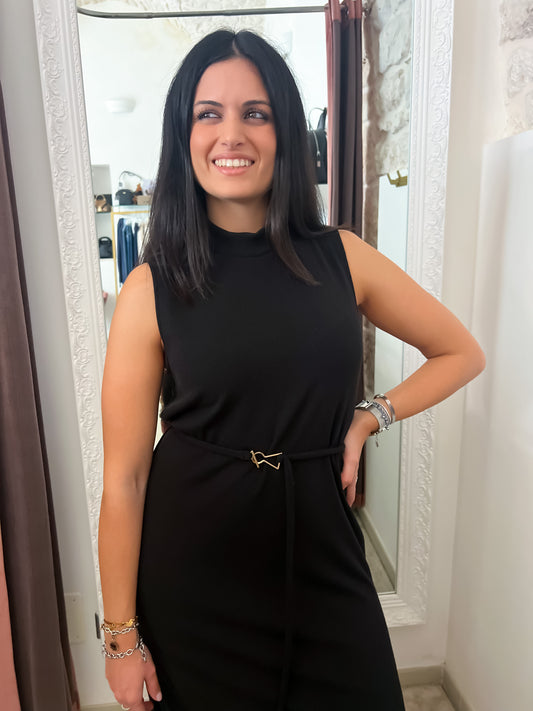 Abito longuette in maglia