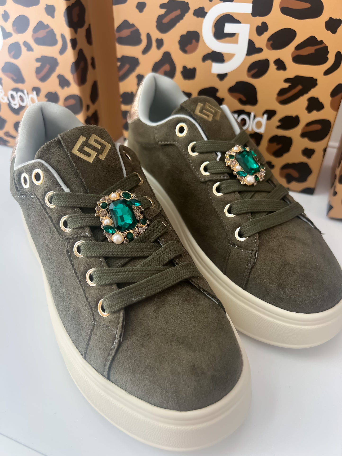 Sneakers camoscio