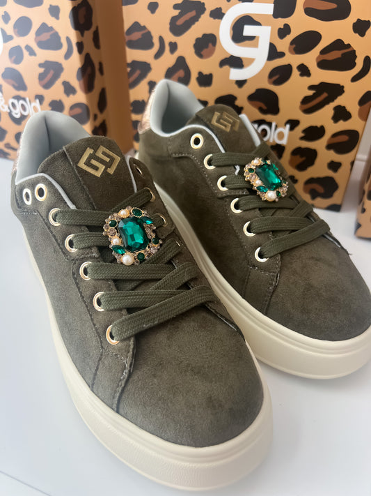 Sneakers camoscio