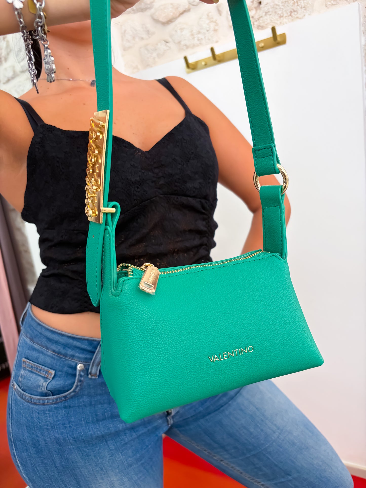 Borsetta logo VALENTINO