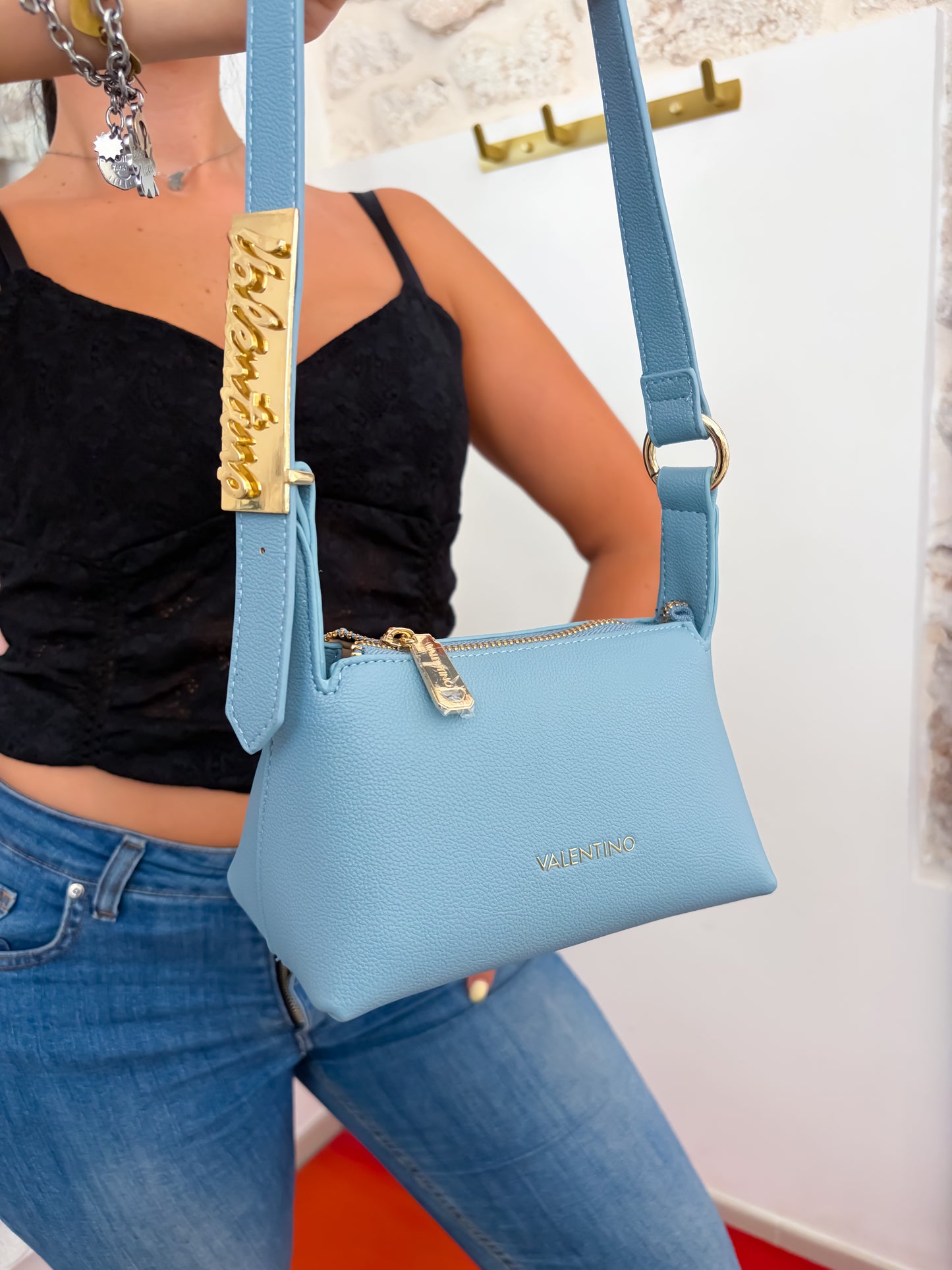 Borsetta logo VALENTINO