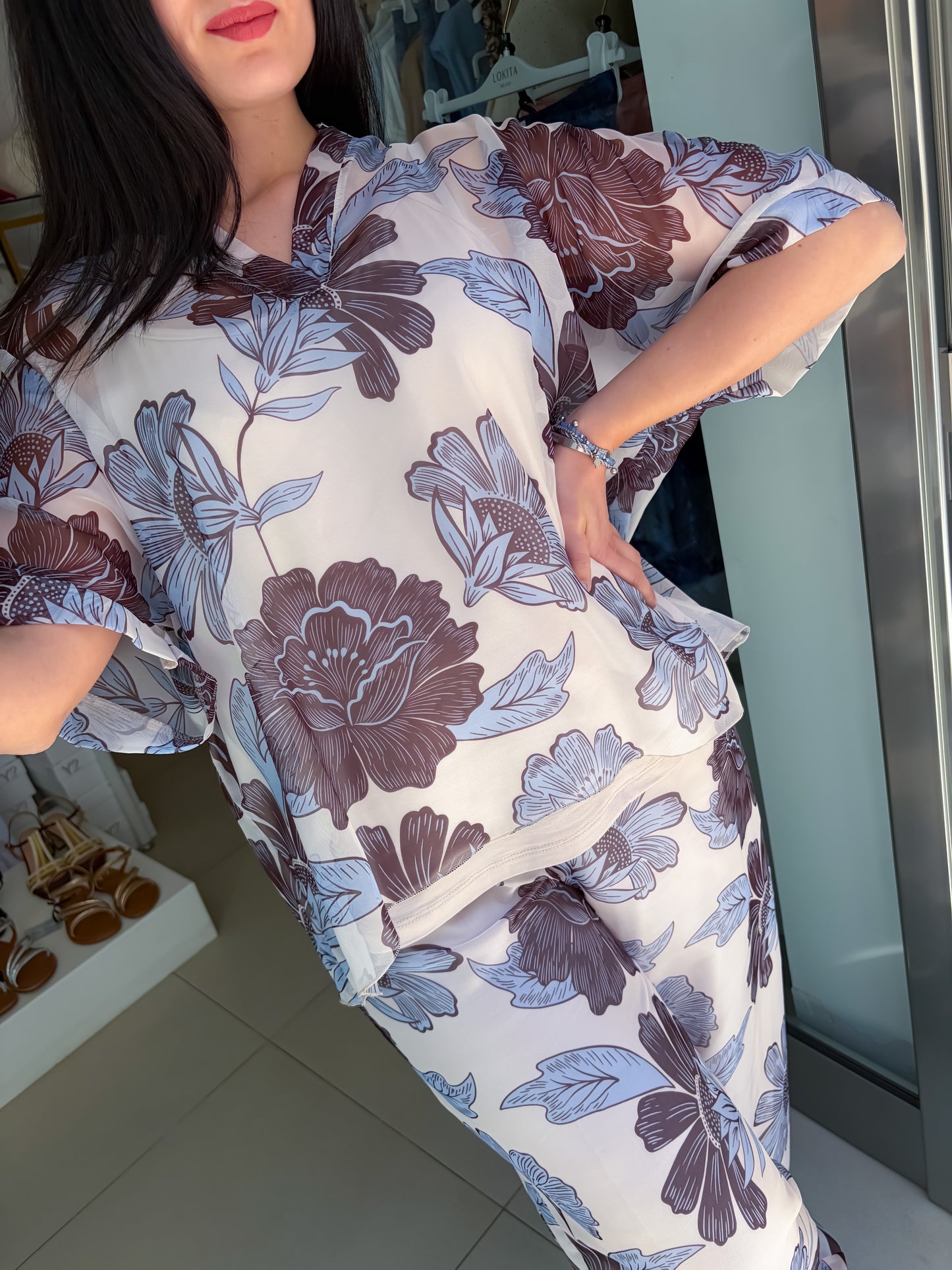 Blusa fiori