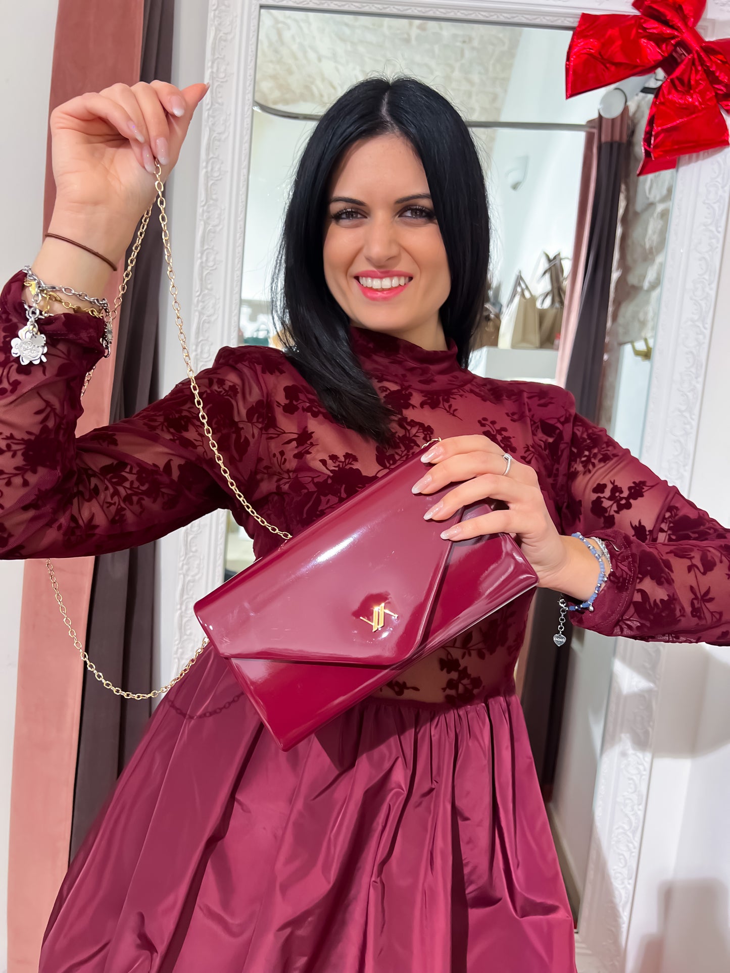 Abito macramè palloncino