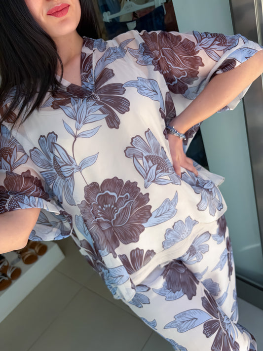 Blusa fiori