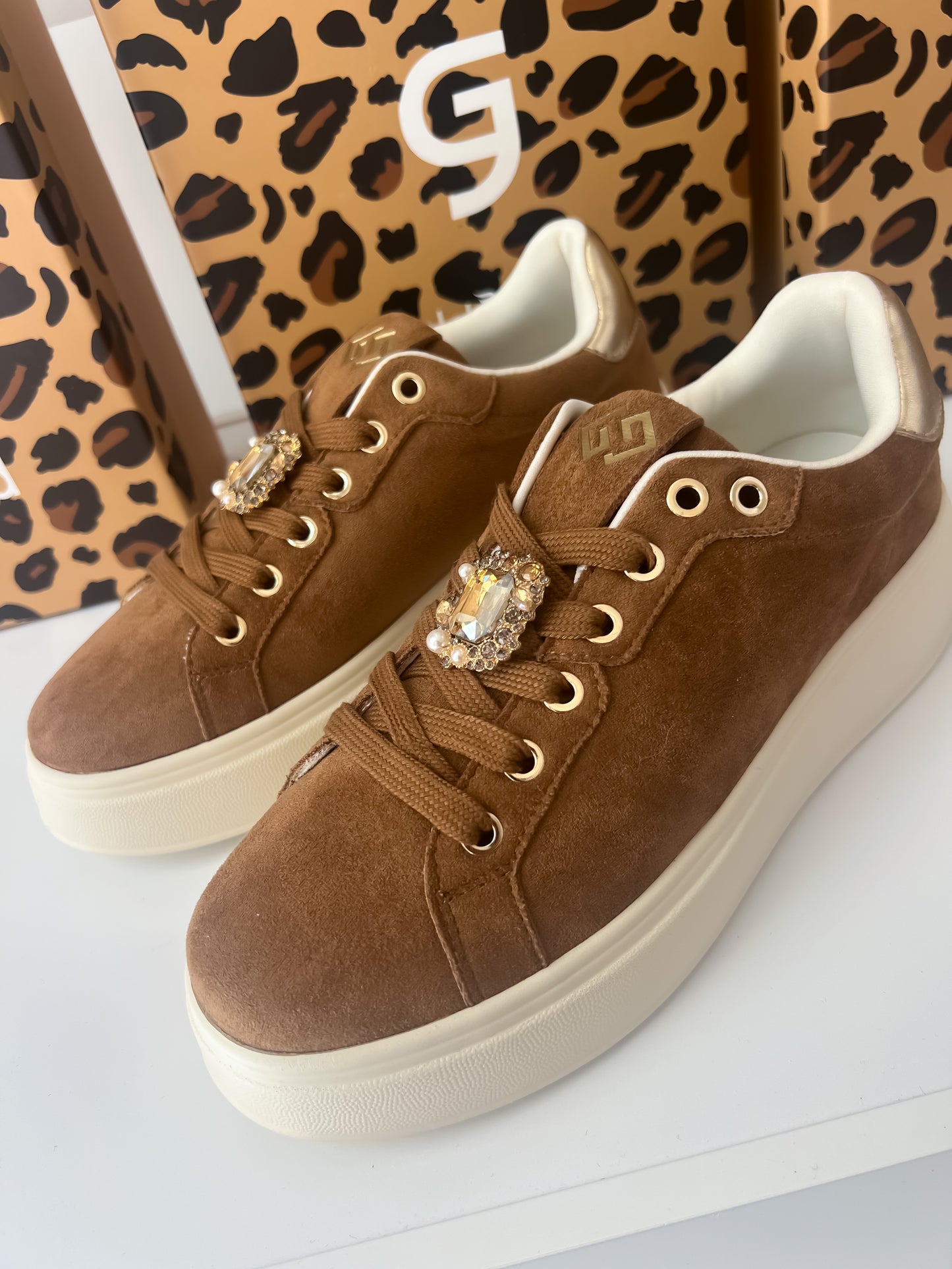Sneakers camoscio