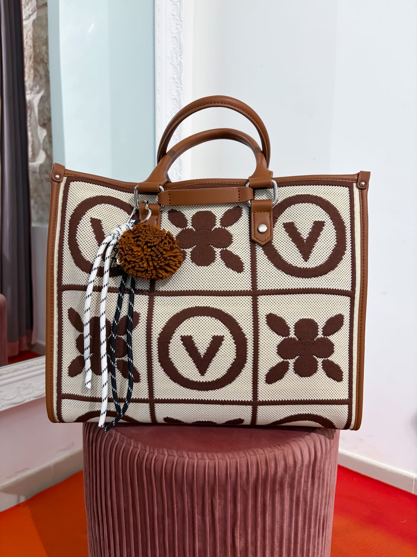 Borsa logo VALENTINO