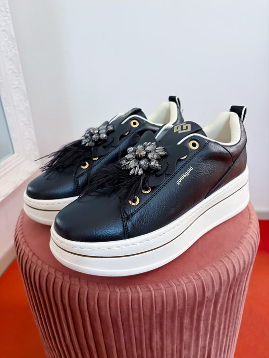 Sneakers piume GOLD & GOLD