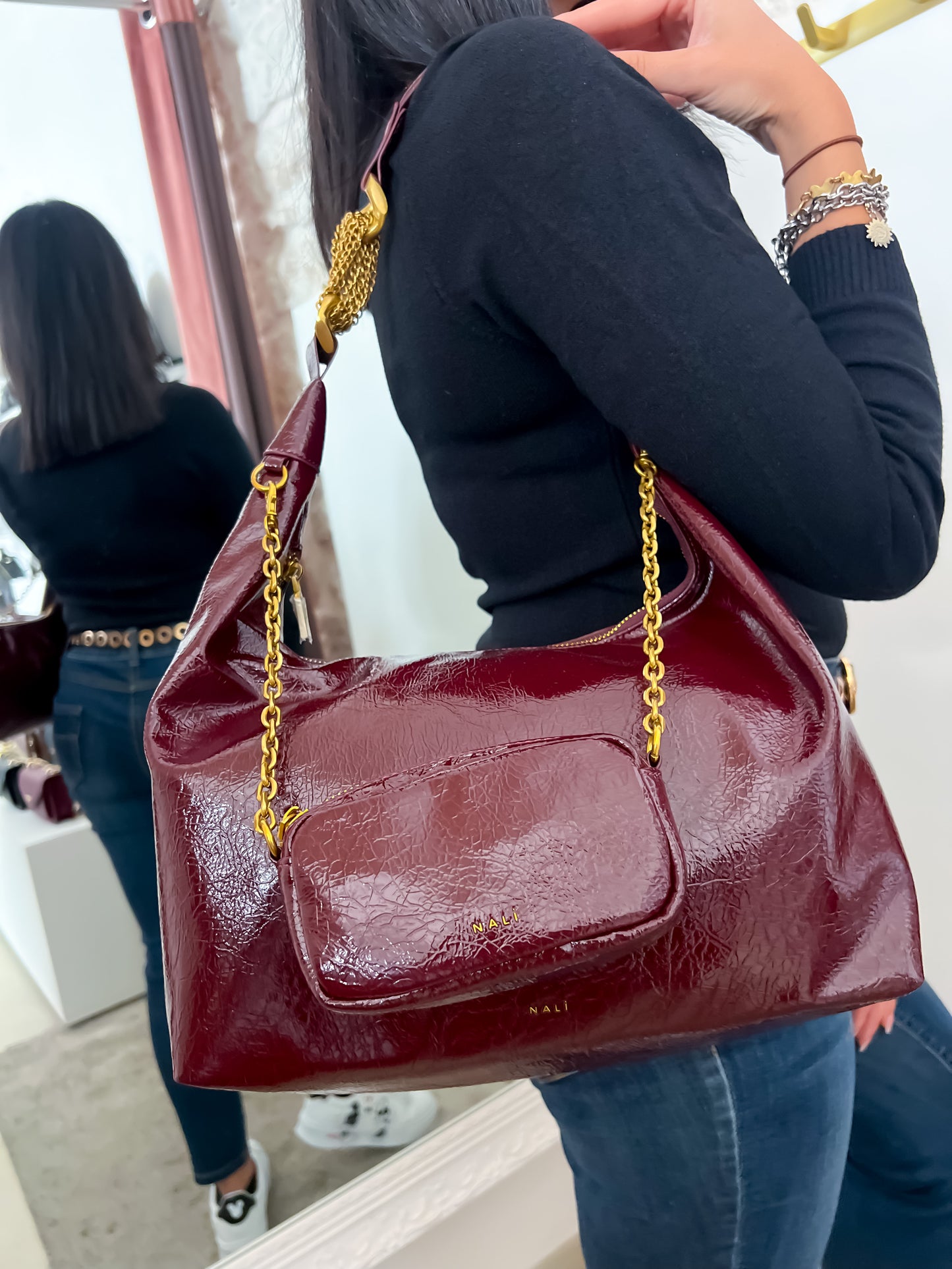 Borsa vernice Nalì