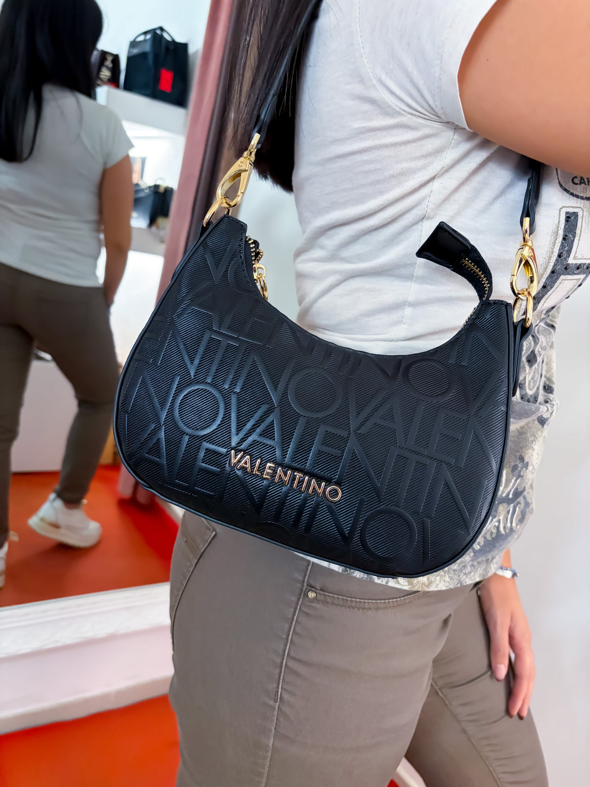 Borsetta logo VALENTINO