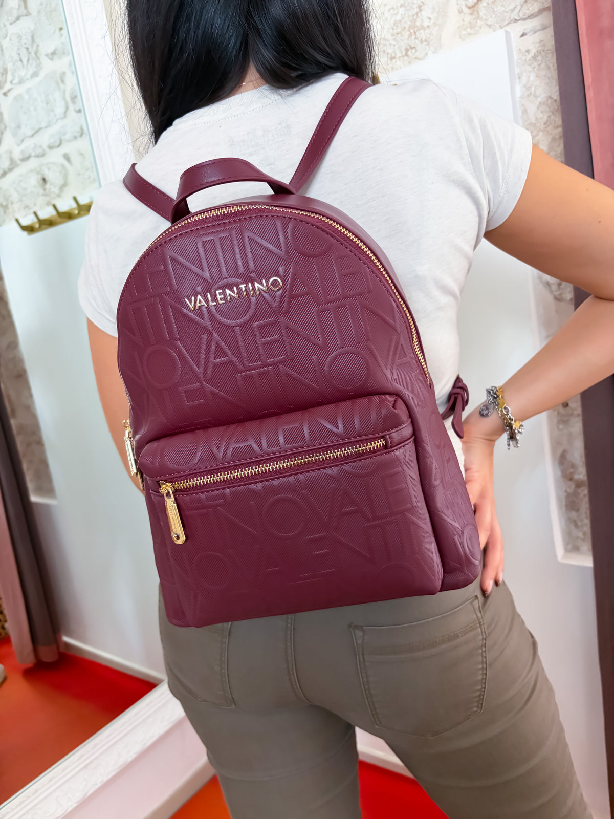 Zaino logo VALENTINO