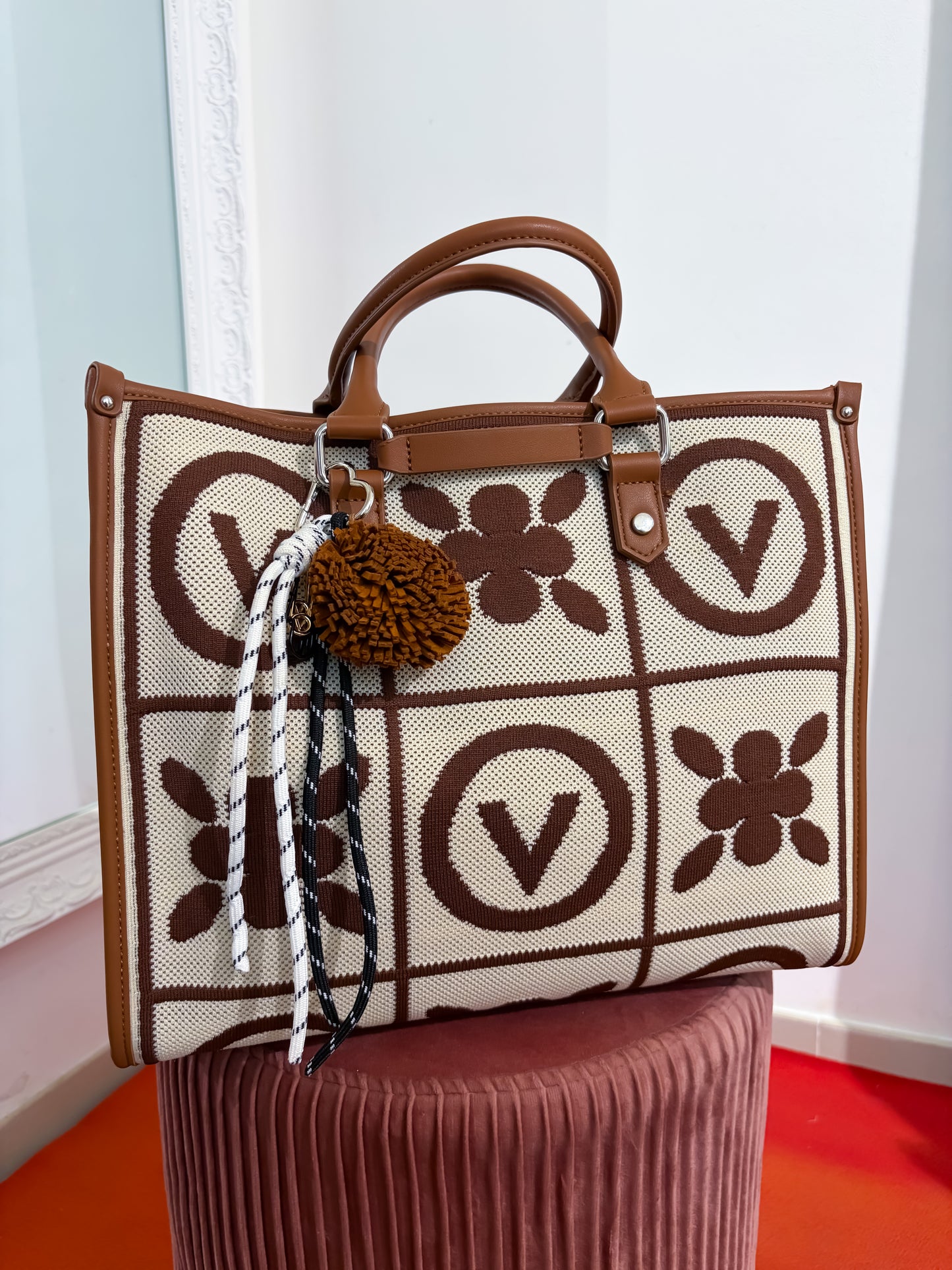 Borsa logo VALENTINO