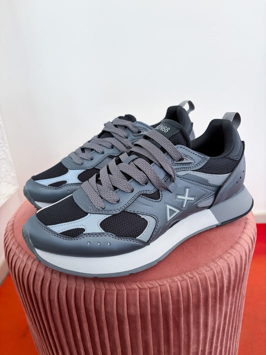 Sneaker jaki 2.0 Silver mesh SUN68
