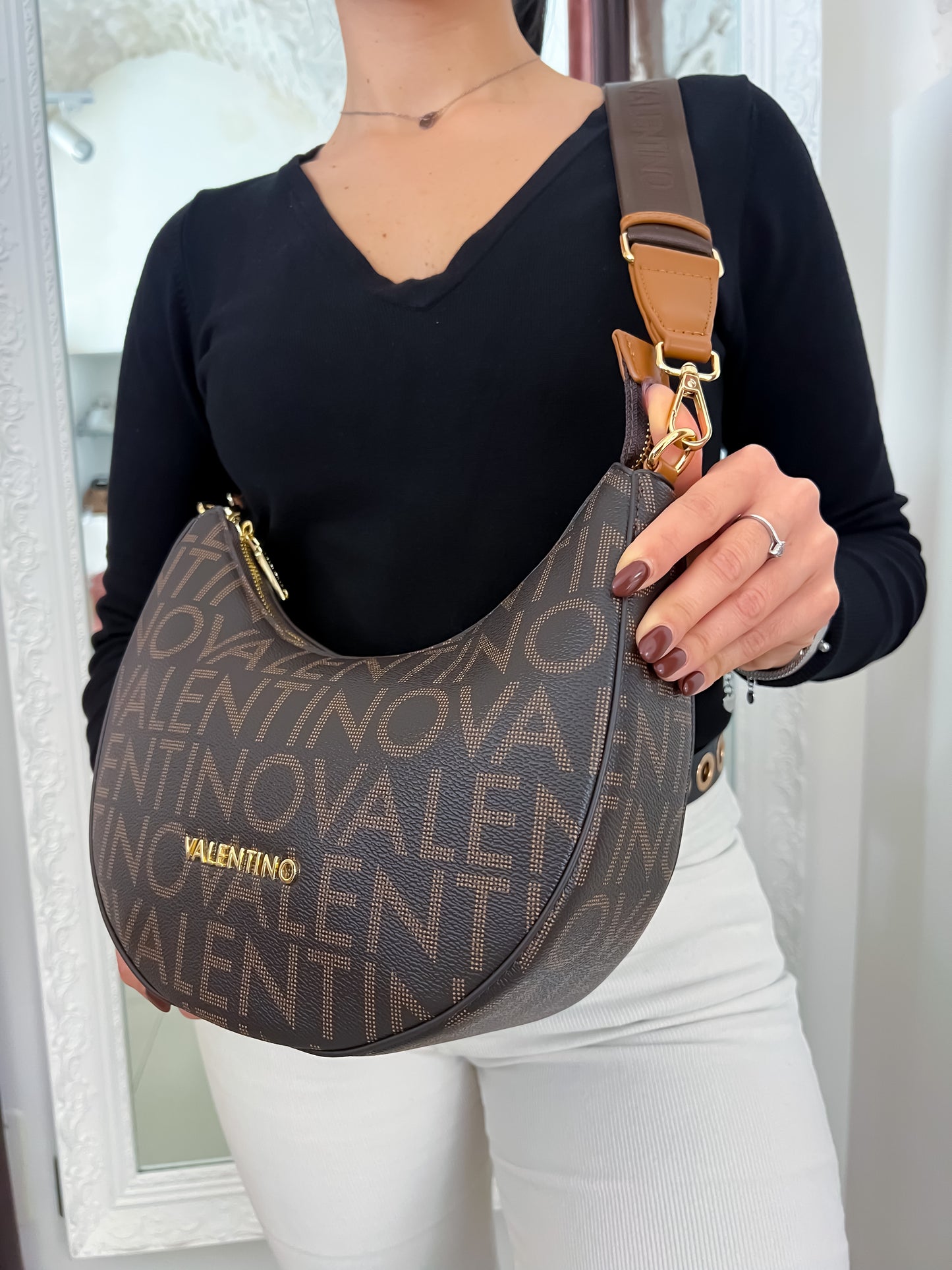 Bandoliera logo VALENTINO