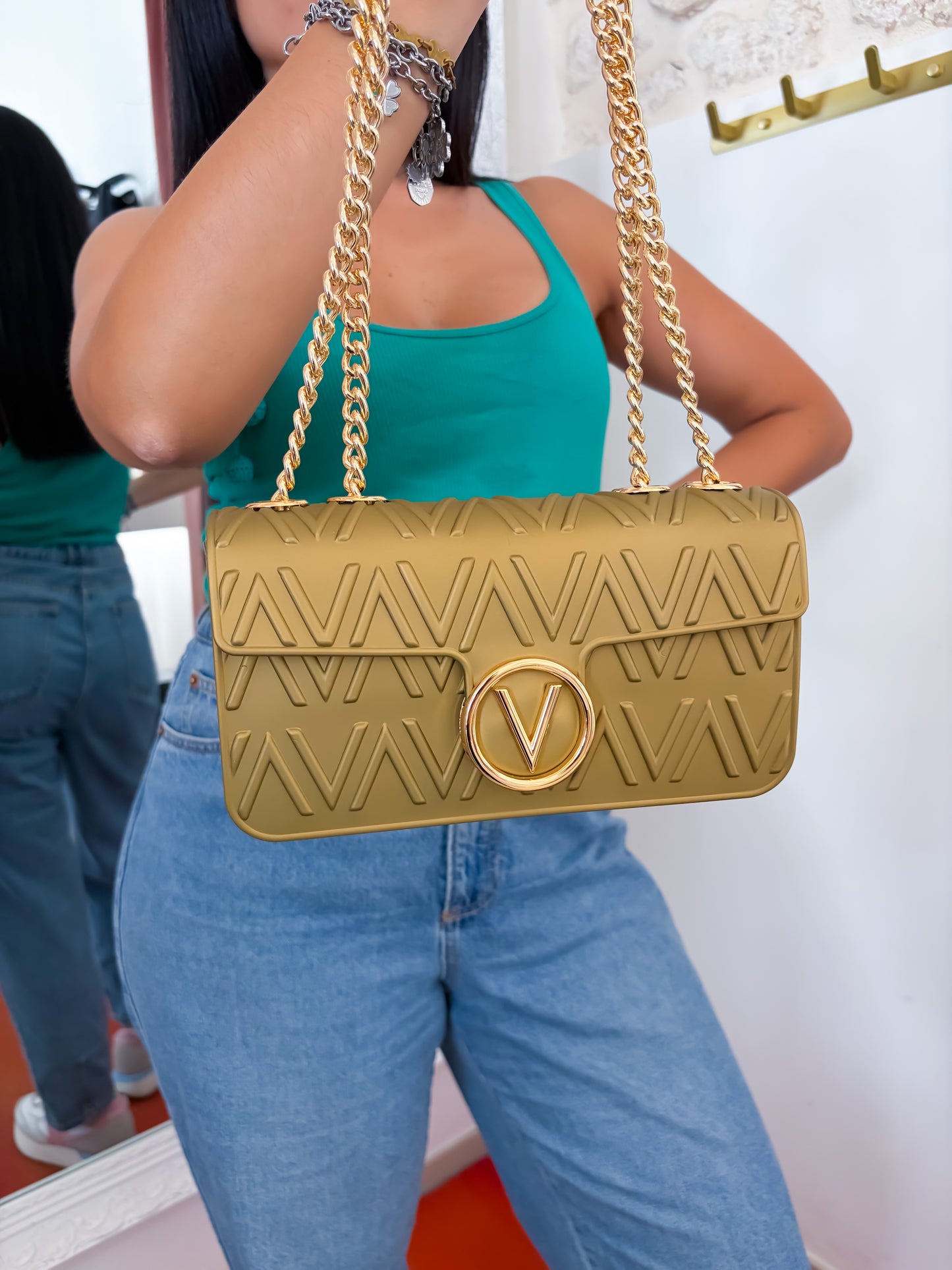 Borsetta logo VALENTINO