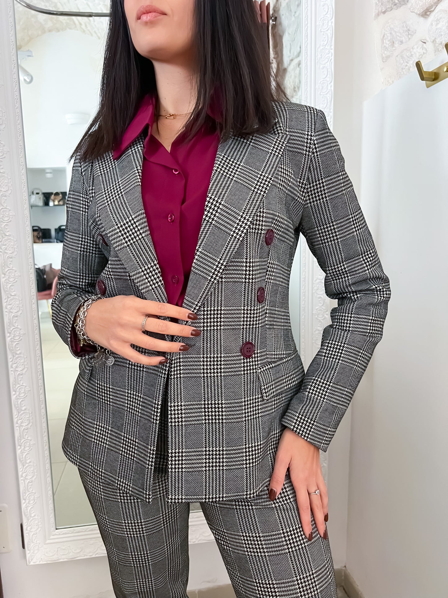 Giacca pied de poule