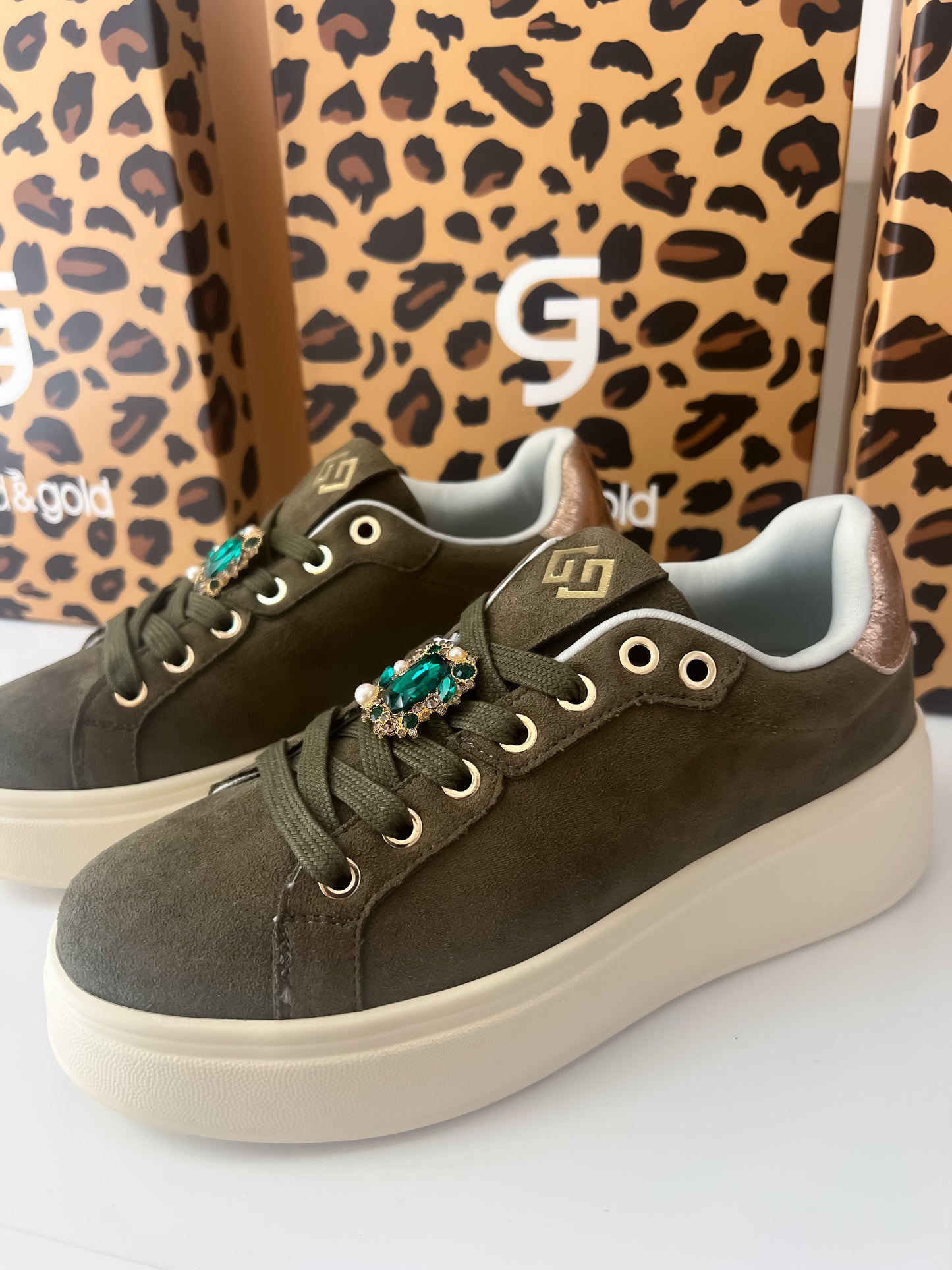 Sneakers camoscio