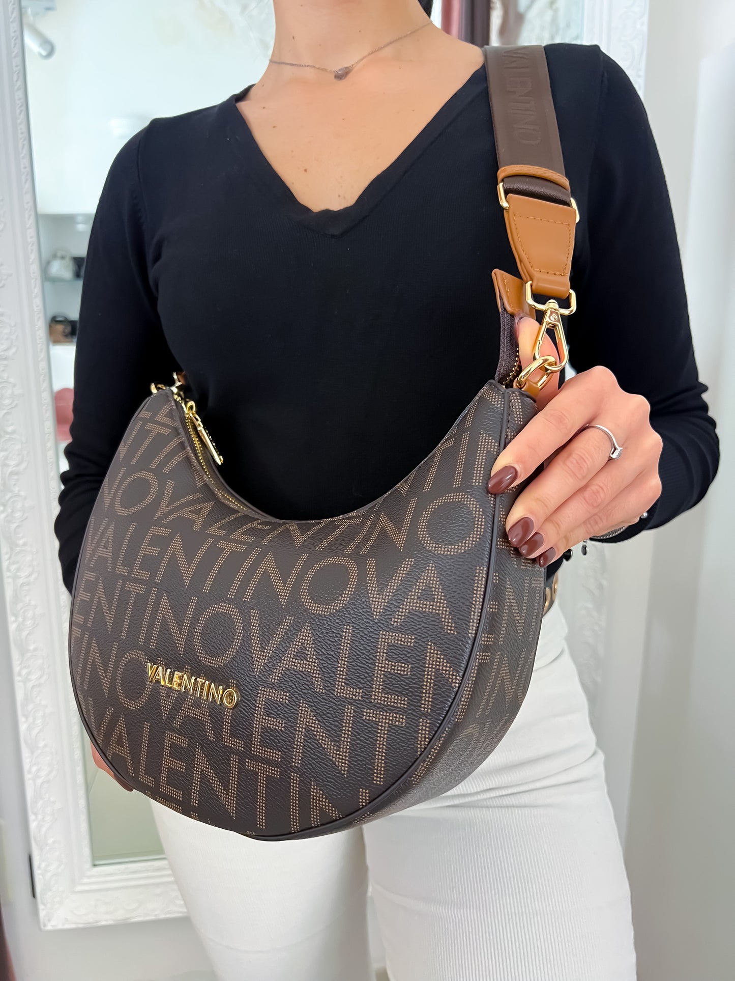 Bandoliera logo VALENTINO