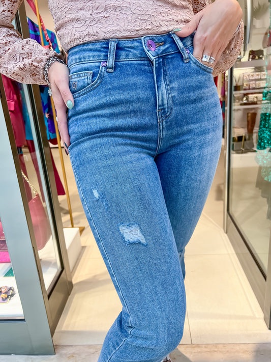 Jeans flaire cropped Gaudì