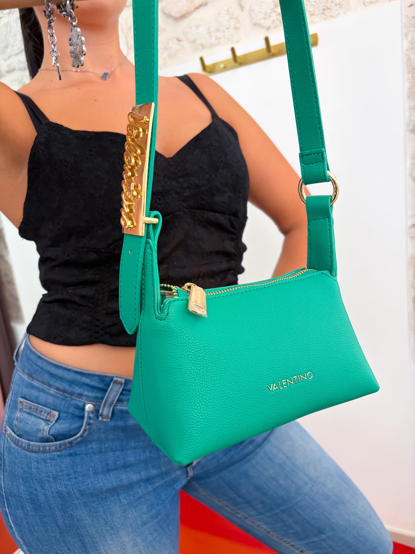 Borsetta logo VALENTINO