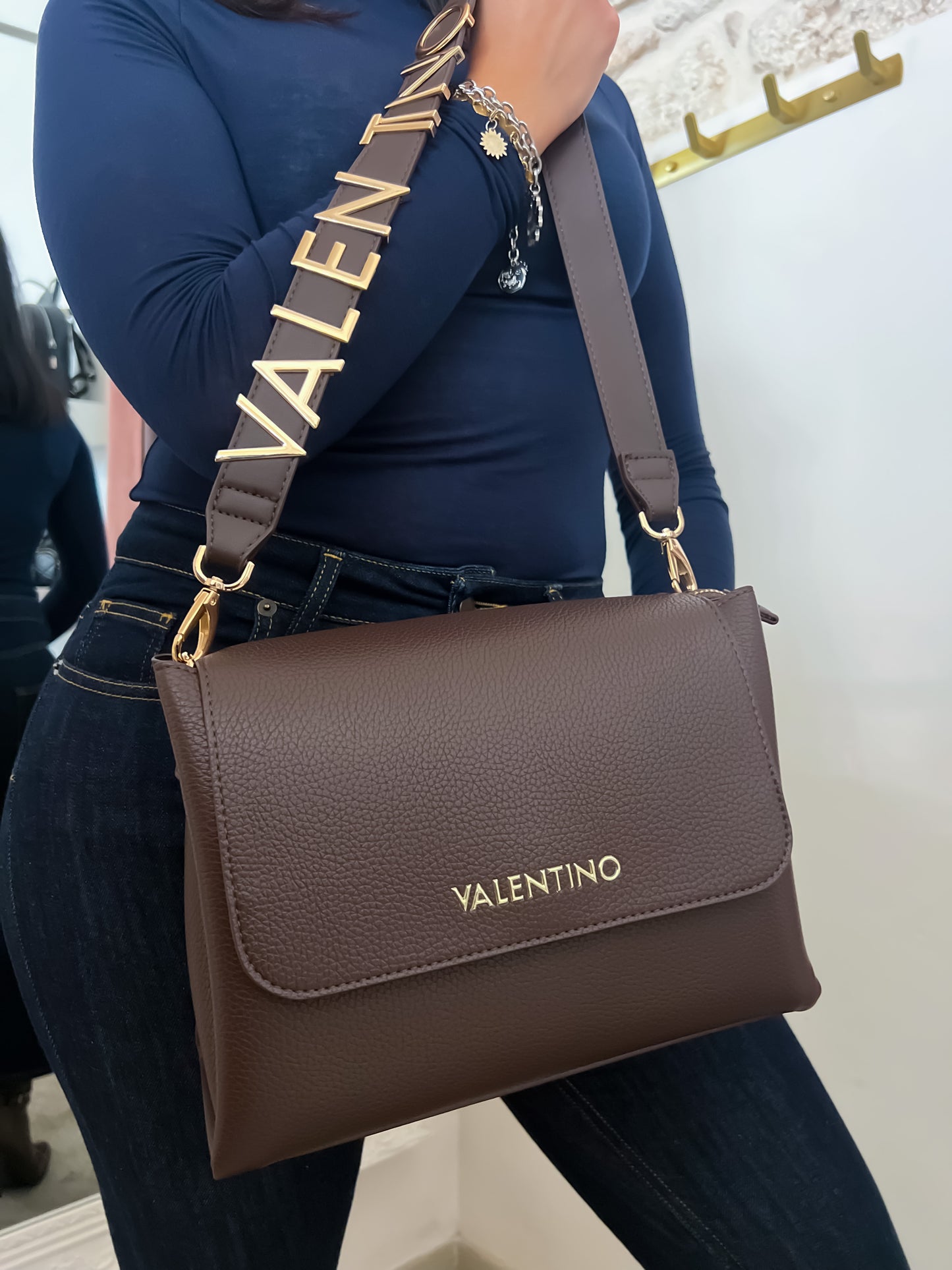 Borsa logo VALENTINO