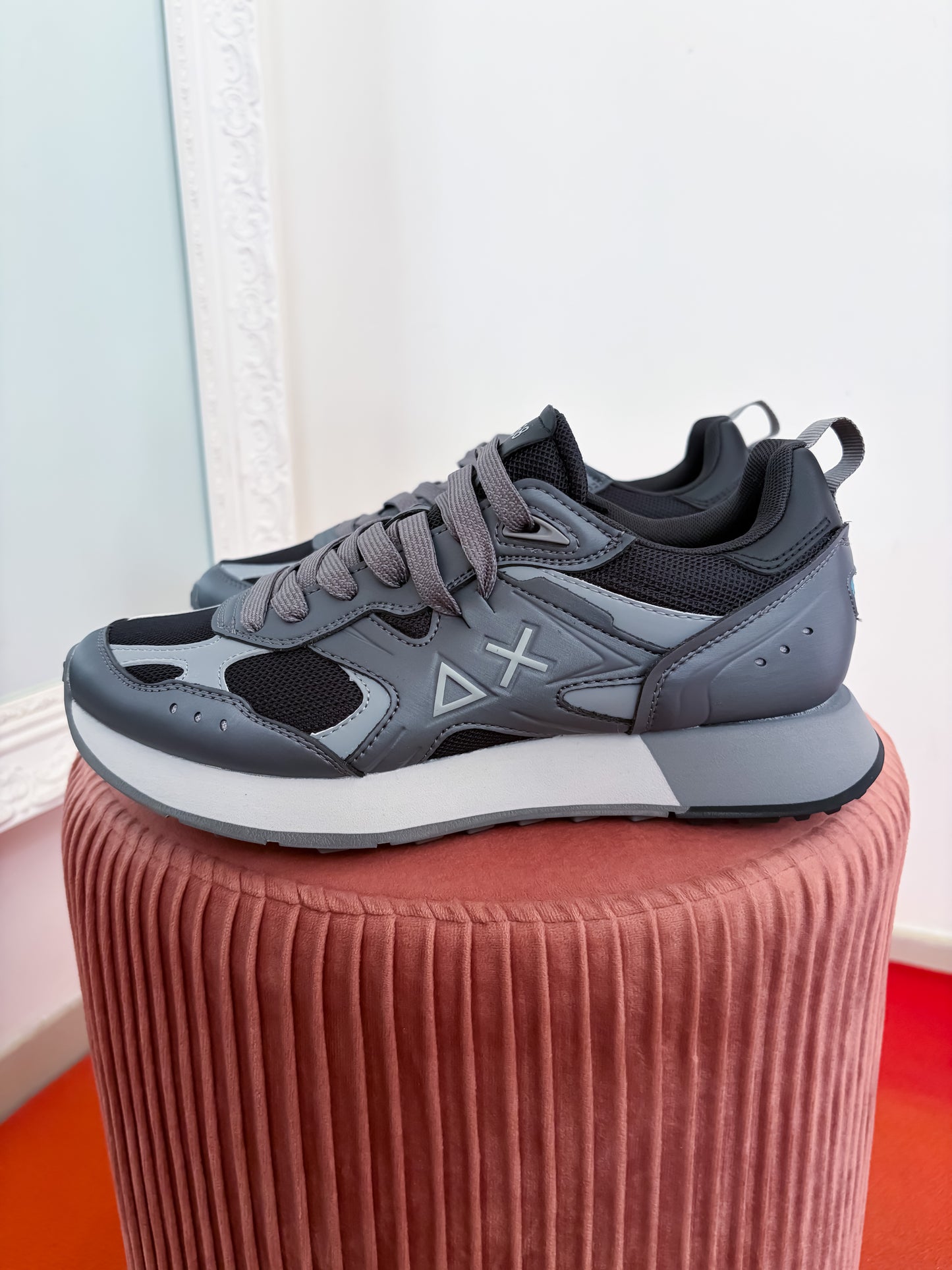 Sneaker jaki 2.0 Silver mesh SUN68