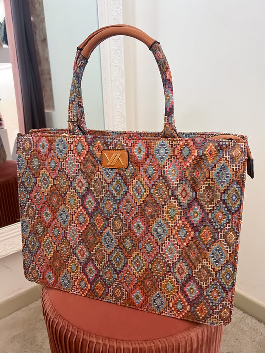 Borsa tessuto fantasia