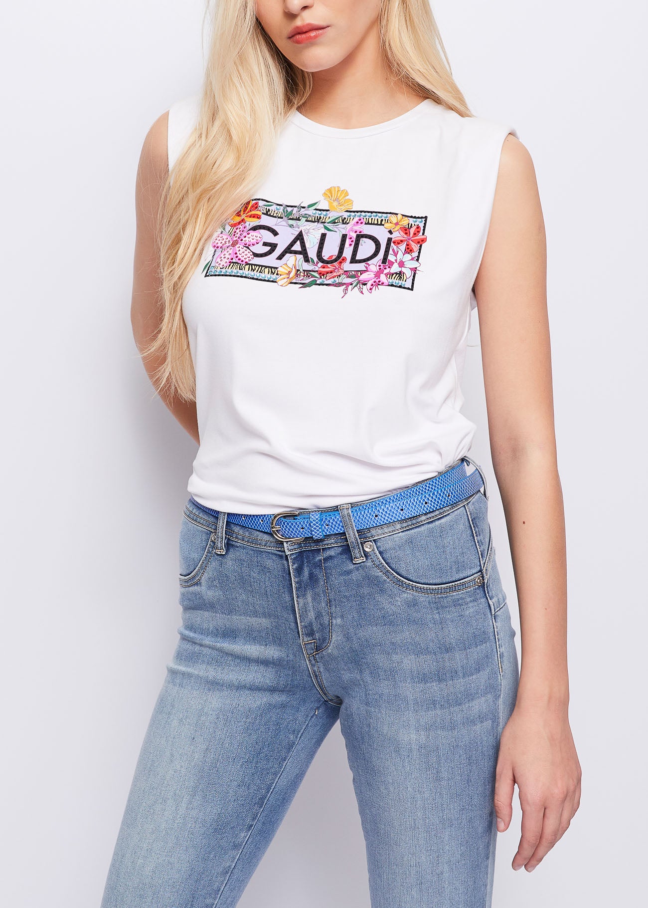 T-shirt con logo Gaudi
